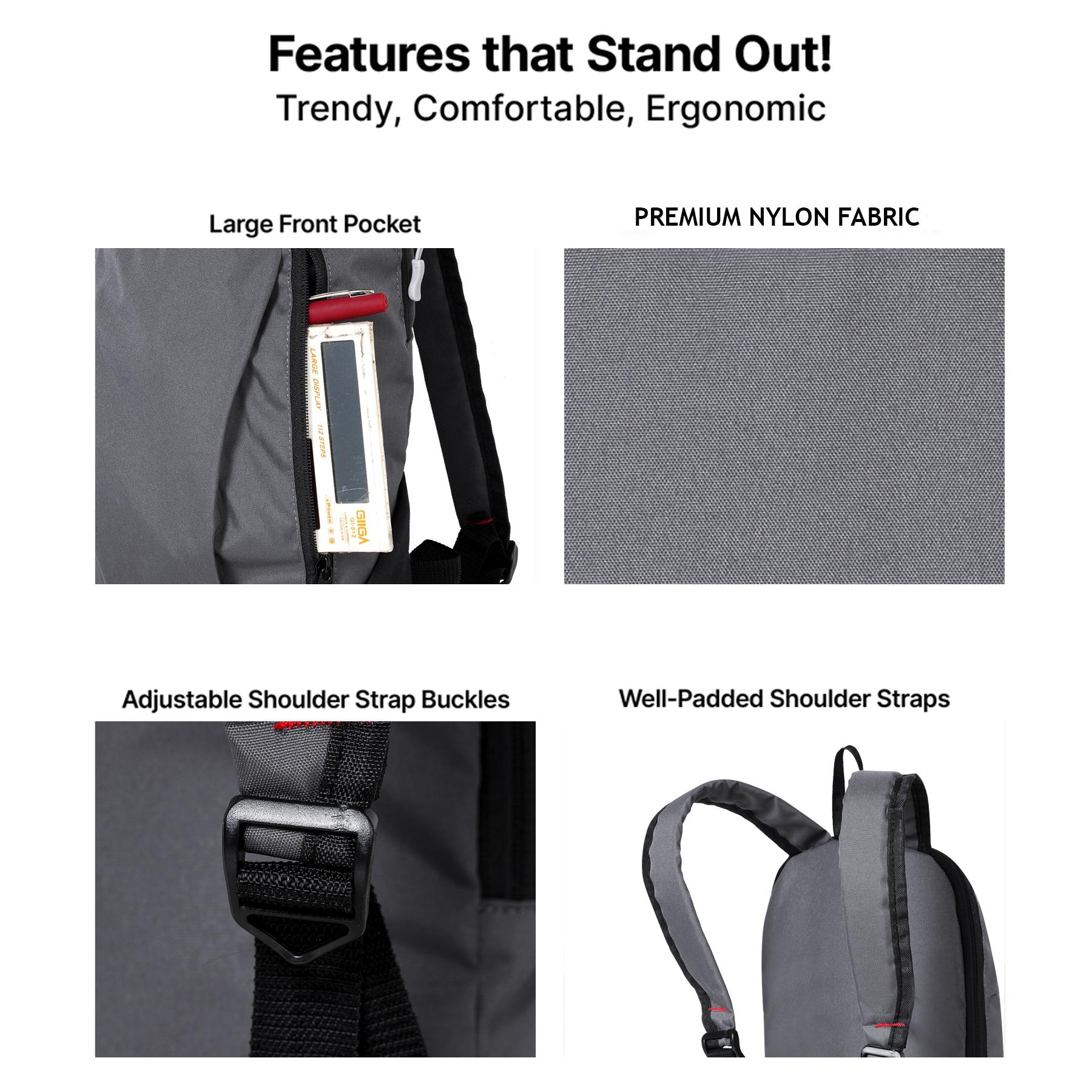 BP-9-Grey-The Ultimate Everyday Backpack – Smart, Stylish & Built for Life - Image 6