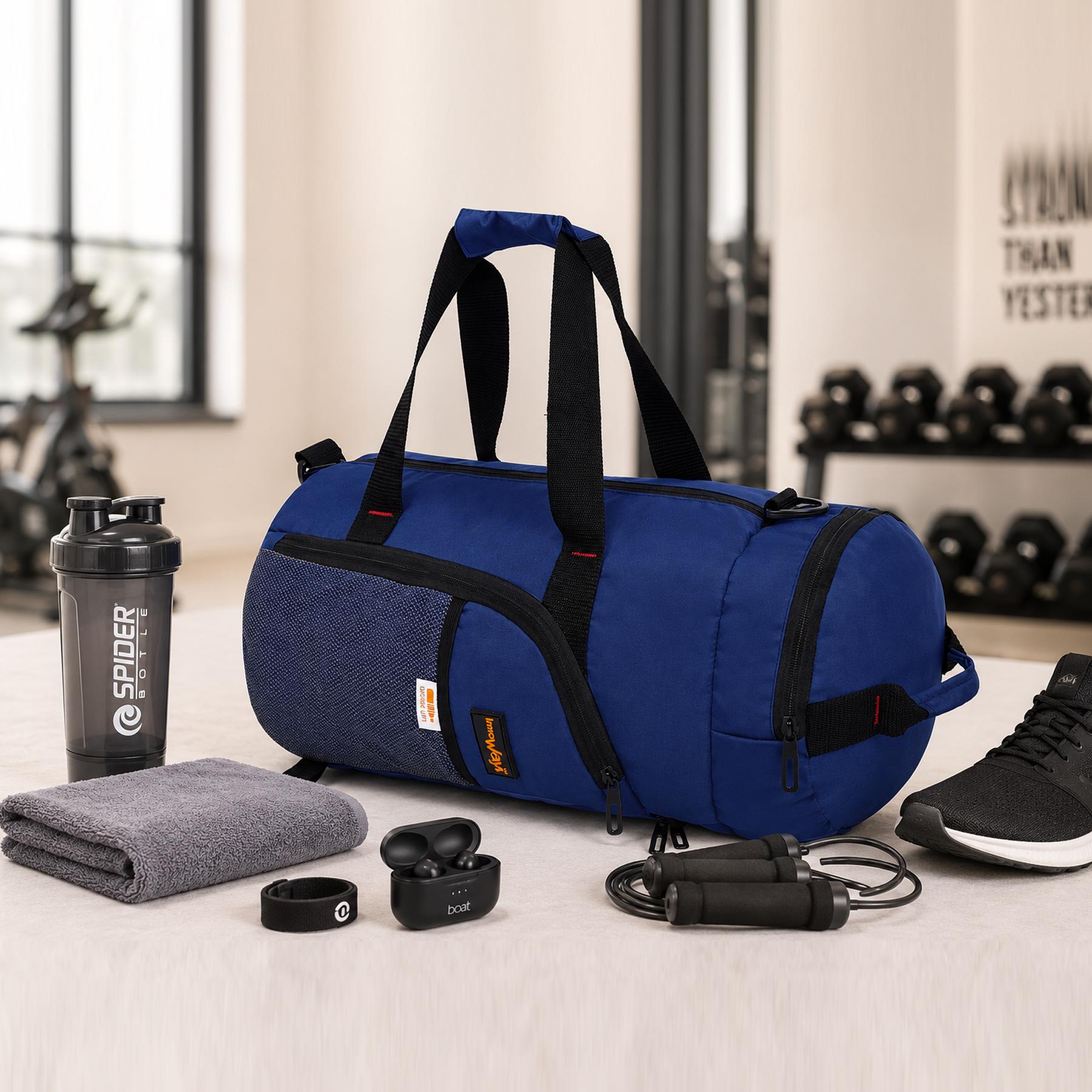 DB2- Lightweight Foldable Duffle Bag for Office, Travel, Gym & Sports | Water-Repellent, Spacious, Portable & Durable - Image 2