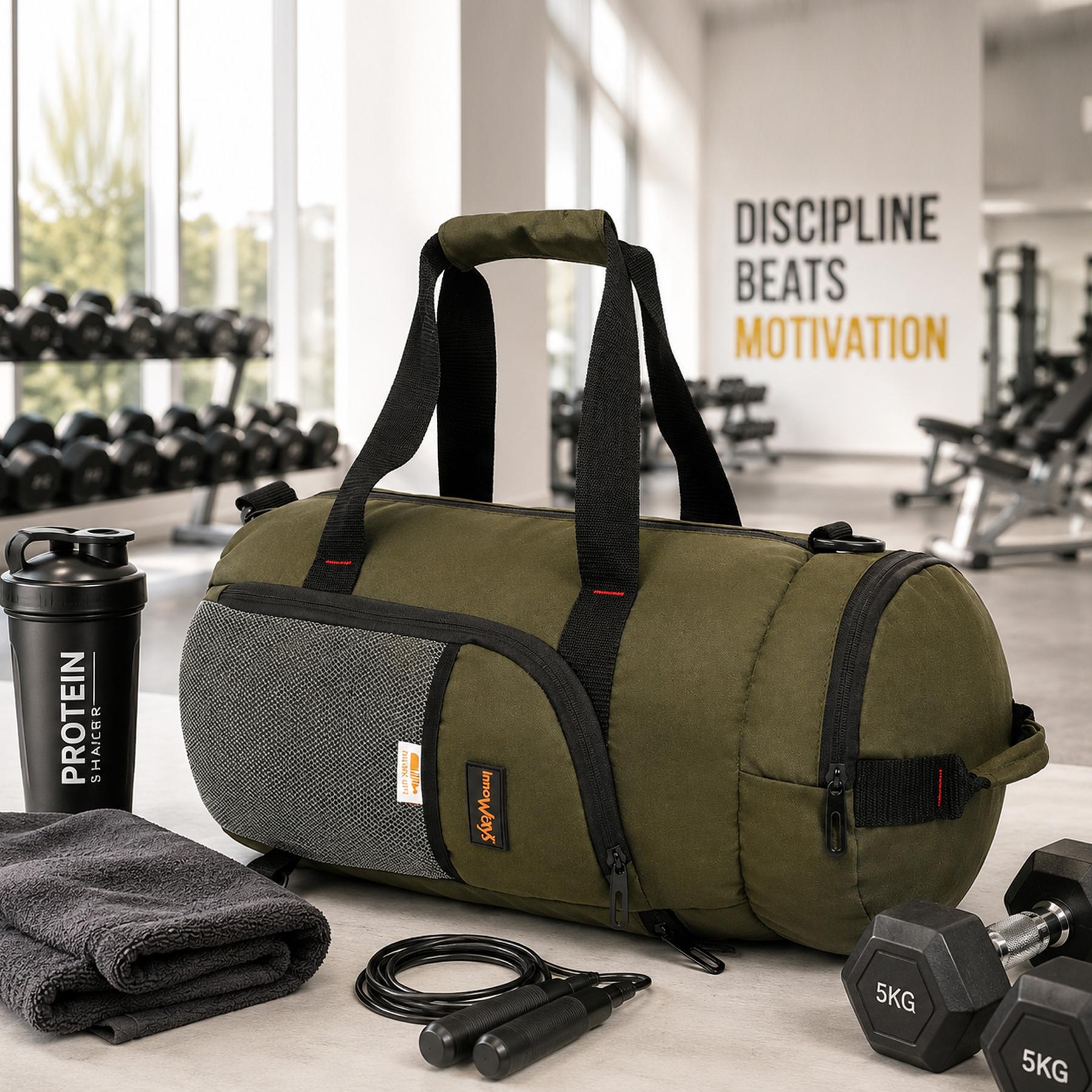 DB3- Lightweight Foldable Duffle Bag for Office, Travel, Gym & Sports | Water-Repellent, Spacious, Portable & Durable - Image 13