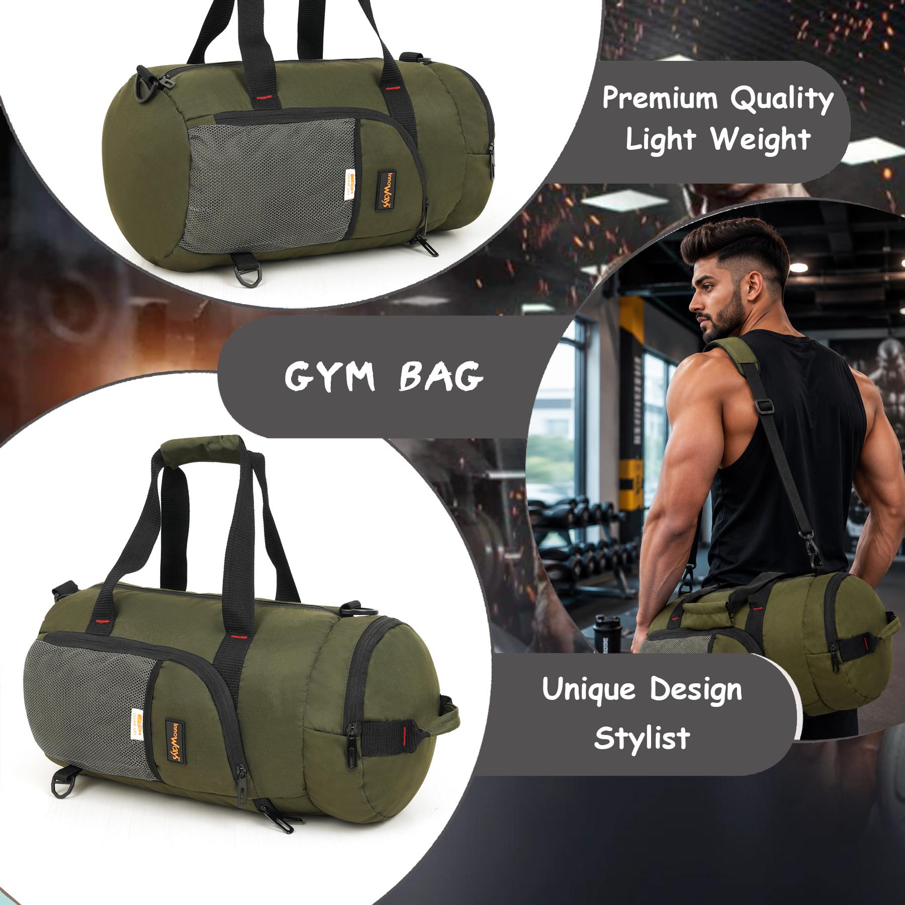 DB3- Lightweight Foldable Duffle Bag for Office, Travel, Gym & Sports | Water-Repellent, Spacious, Portable & Durable - Image 14