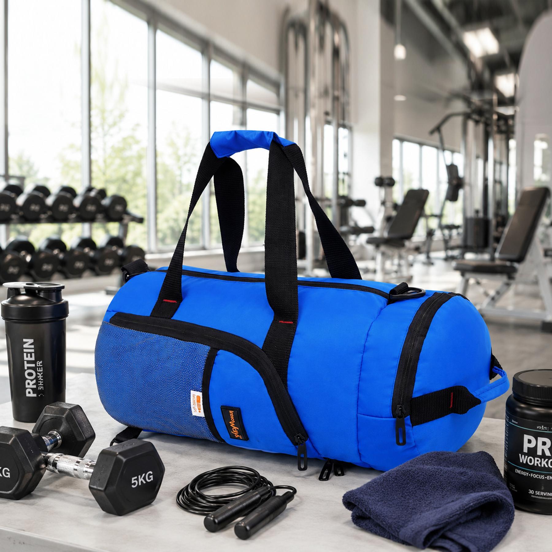DB4- Lightweight Foldable Duffle Bag for Office, Travel, Gym & Sports | Water-Repellent, Spacious, Portable & Durable - Image 6