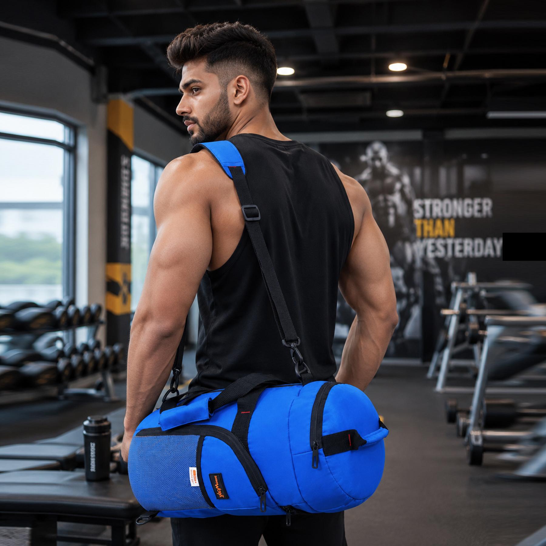 DB4- Lightweight Foldable Duffle Bag for Office, Travel, Gym & Sports | Water-Repellent, Spacious, Portable & Durable - Image 3