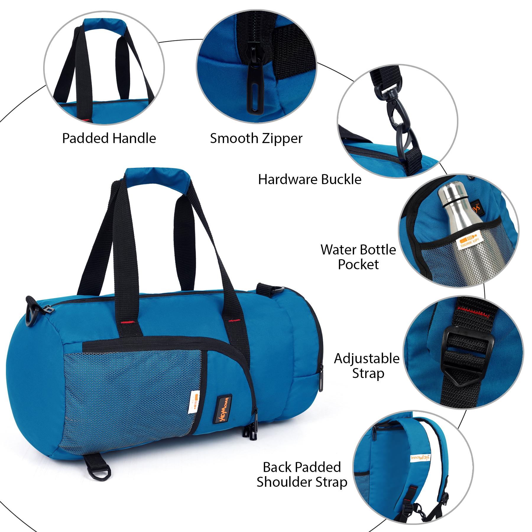 DB5- Lightweight Foldable Duffle Bag for Office, Travel, Gym & Sports | Water-Repellent, Spacious, Portable & Durable - Image 7