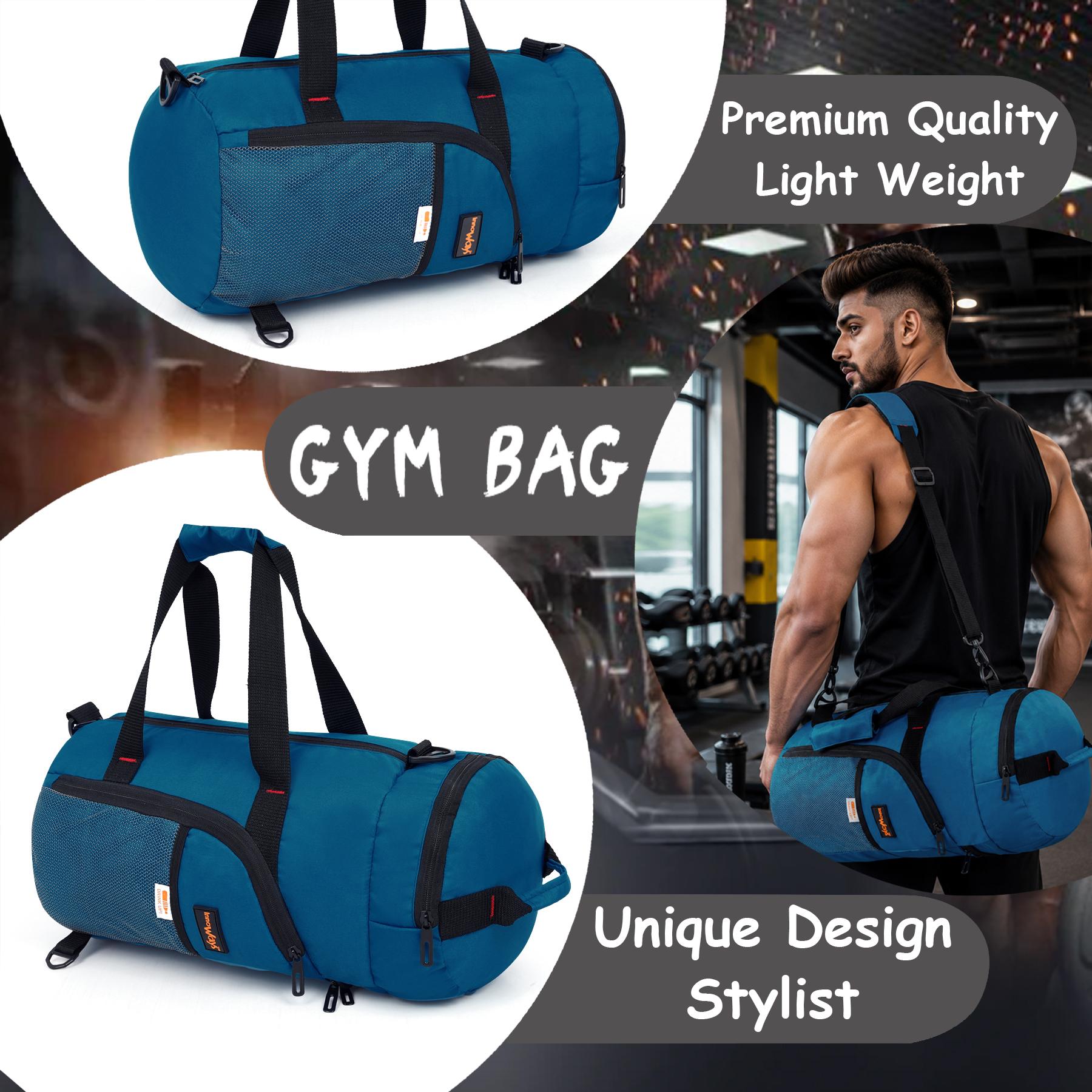 DB5- Lightweight Foldable Duffle Bag for Office, Travel, Gym & Sports | Water-Repellent, Spacious, Portable & Durable - Image 5