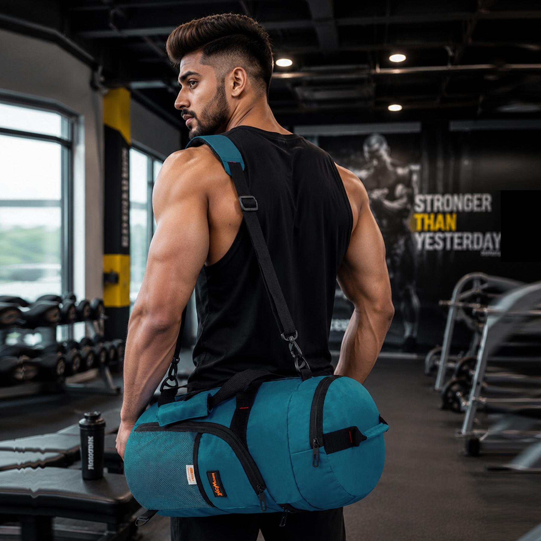 DB5- Lightweight Foldable Duffle Bag for Office, Travel, Gym & Sports | Water-Repellent, Spacious, Portable & Durable - Image 2